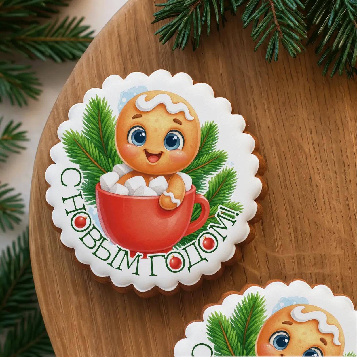 Круглые открытки 02